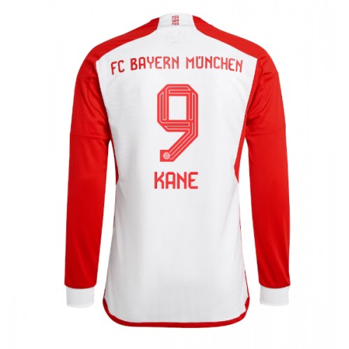 Pánský Fotbalový dres Bayern Munich Harry Kane #9 2023-24 Domácí Dlouhý Rukáv